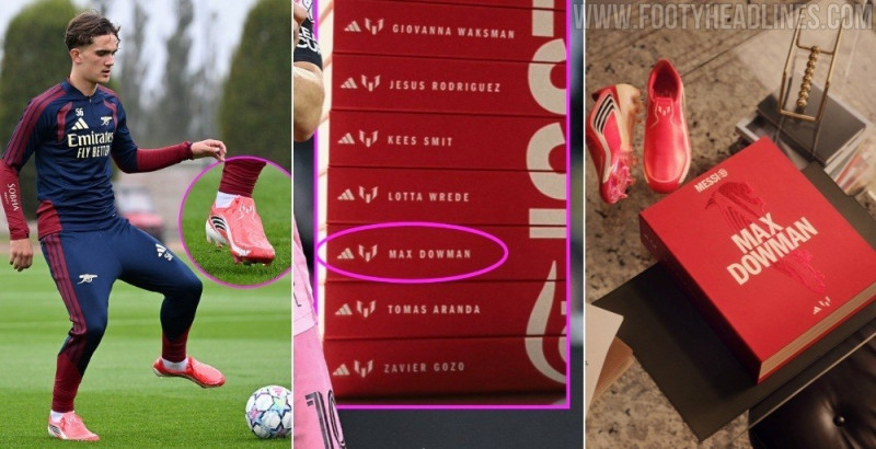 Handpicked by. Messi: Max Dowman Laces Up New Adidas Messi F50 Boots in Arsenal Training