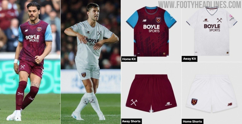 Las combinaciones de las camisetas del West Ham de la temporada 26-27 provocan un desajuste en el escudo